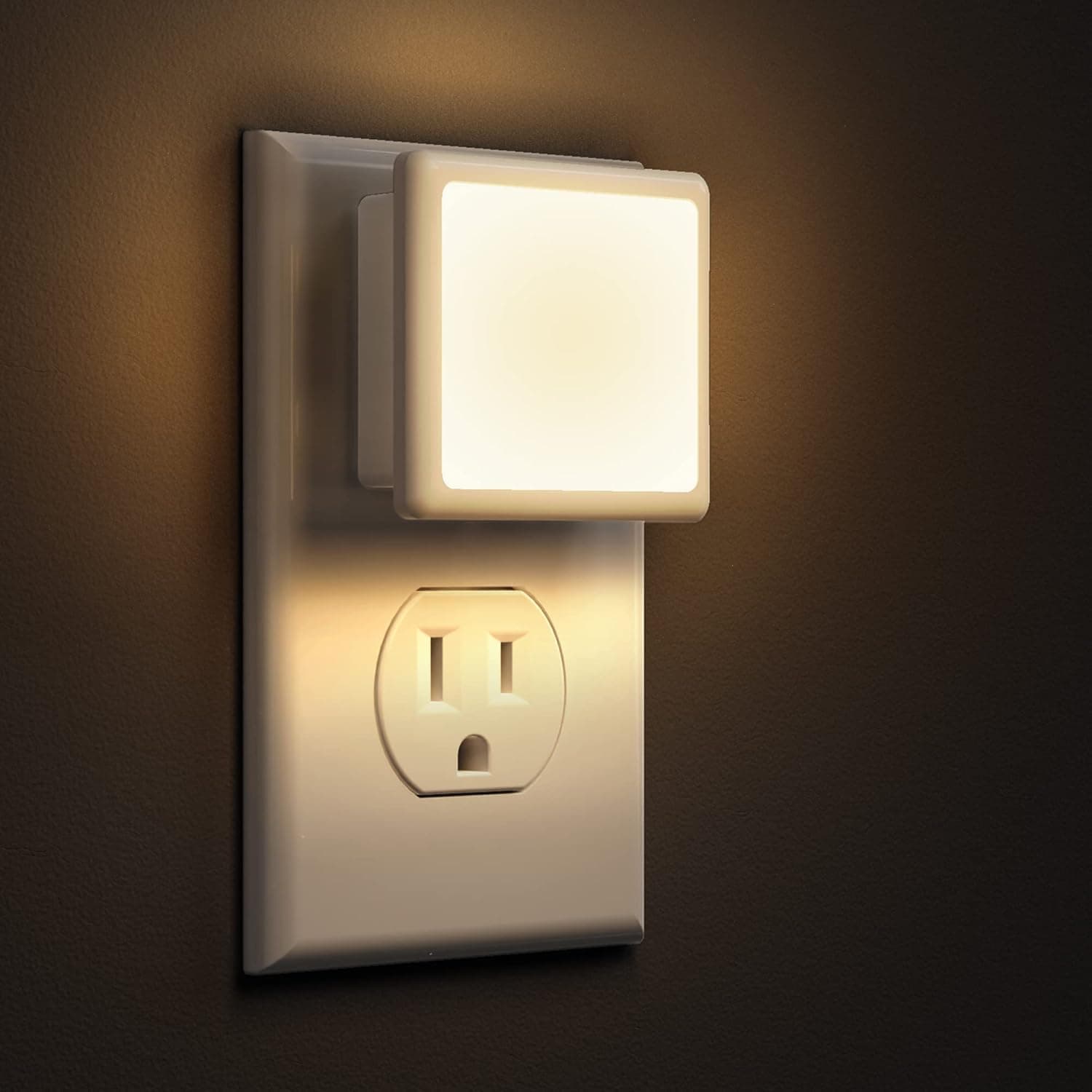 L LOHAS Plug-in Night Light, 2-pack