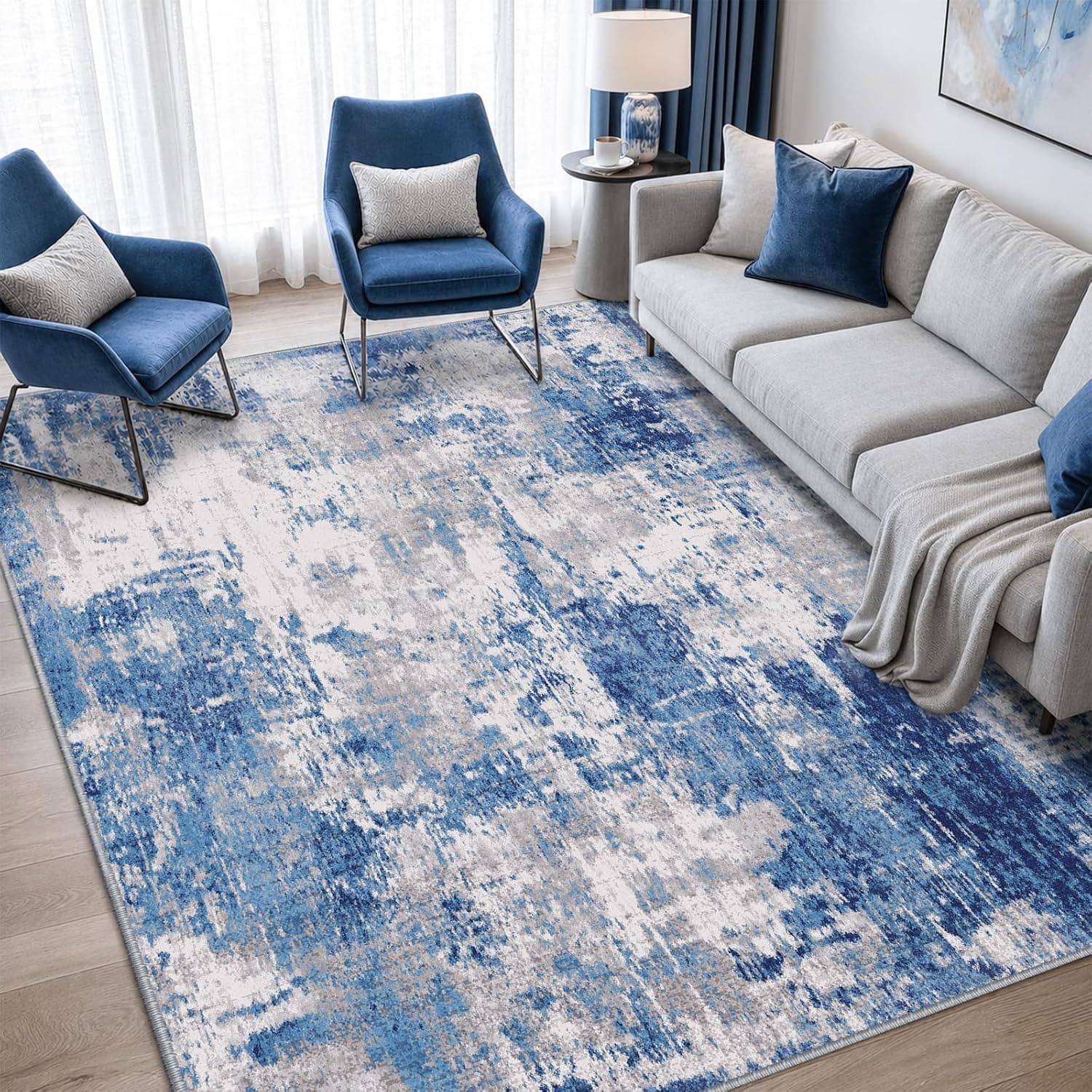 RELEANY Abstract Area Rug, 5 x 7 ft